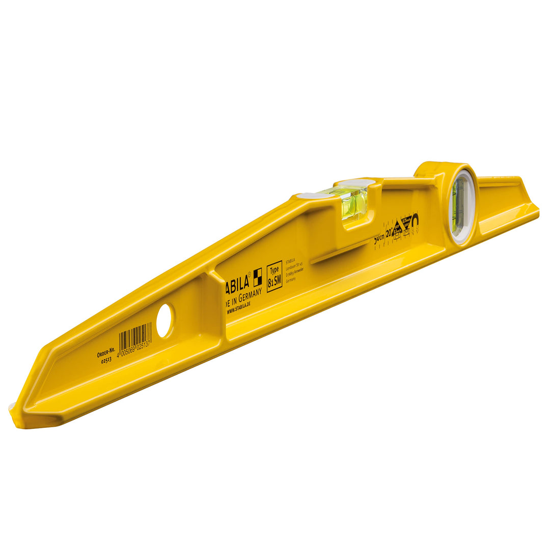 STABILA Magnet-Wasserwaage Type 81 SM , 50 cm, robustes Alu-Gussprofil, Ferrit-Magnetsystem, 1 Horiz