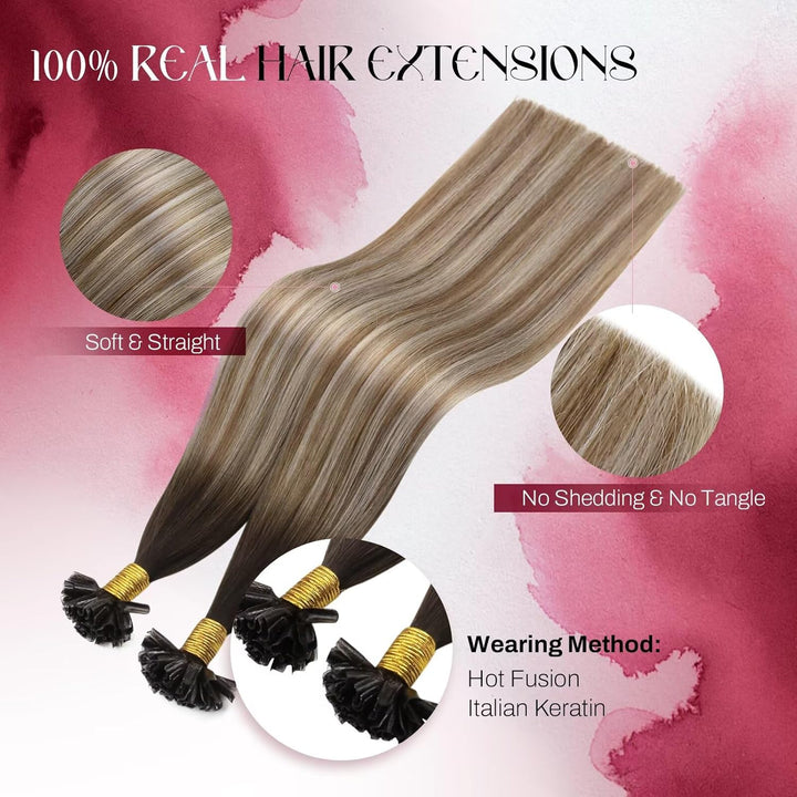Vivien Bonding Extensions Echthaar Remy Extensions Bonding Echthaar Balayage Bonding Echthaar Extens