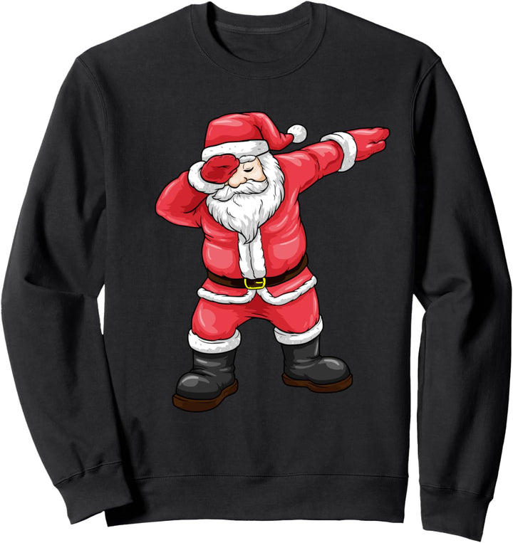 Dabbing Weihnachtsmann Weihnachten Christmas Outfit Sweatshirt