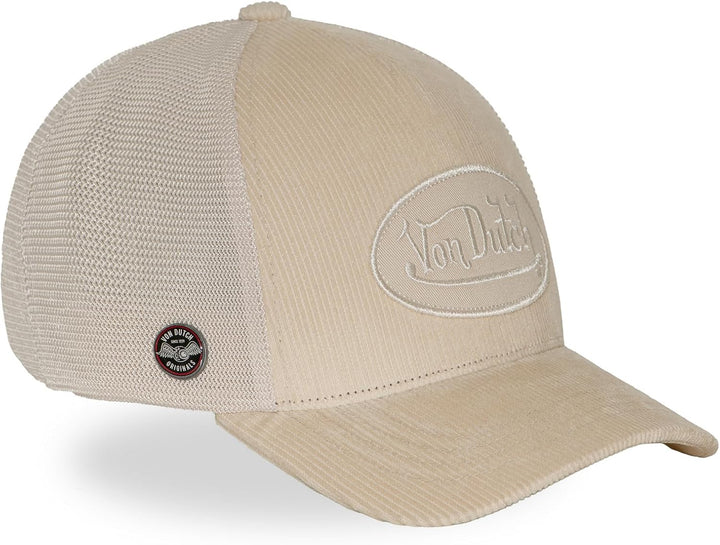 Von Dutch Kappe für Damen und Herren, verstellbar, originell und bequem Einheitsgrösse Beige B48, Ei