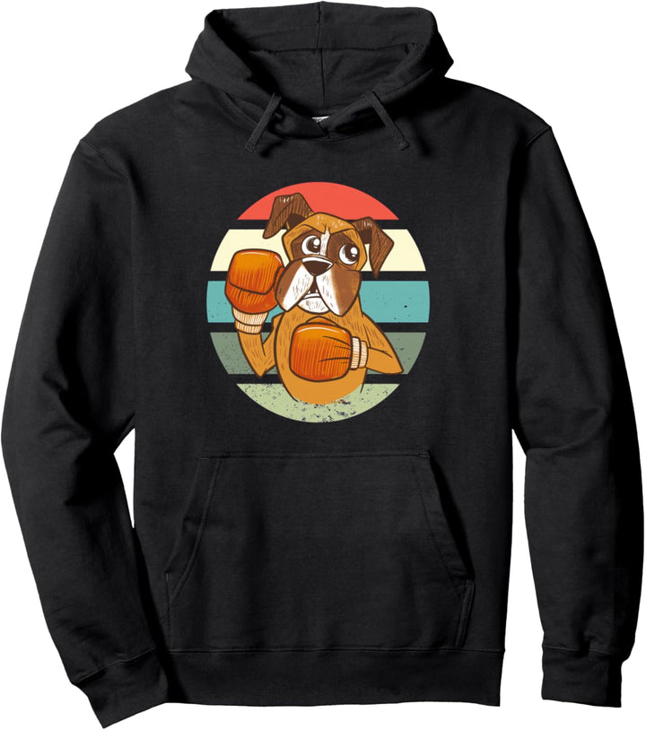 Boxer-Hund Pullover Hoodie