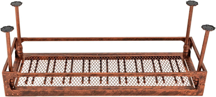 Deckenregal Weinregal Weinflaschenhalter Hängender Retro Eisen Dekoration Regal Höhenverstellbare Hä