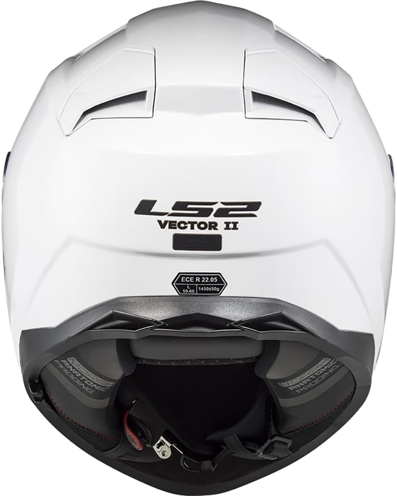 LS2, Integralhelme motorrad VECTOR II solid white, XS XS Weiss, XS Weiss