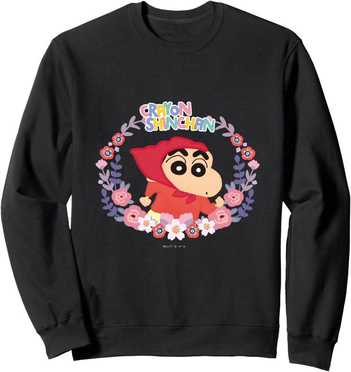 Crayon Shin-chan Rotkäppchen Wachsmalstift berühren Sweatshirt