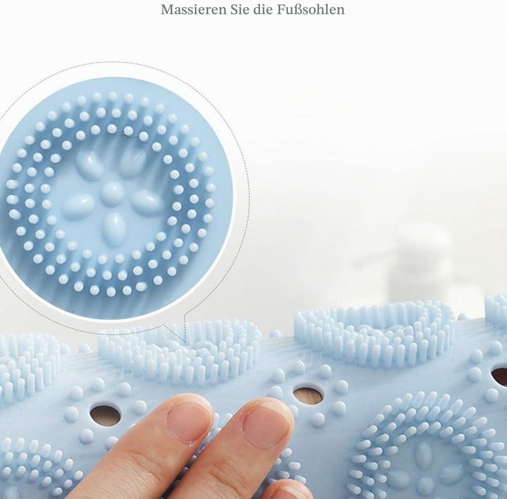 PVC Badematte, rund, Duschmatte, rutschfest, Badezimmermatte, maschinenwaschbar, Badewannenmatte mit