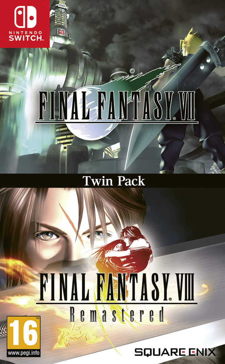 Square ENIX FINAL Fantasy VII &amp; FINAL Fantasy VIII Remastered Twin Pack Bundle Nintendo Switch