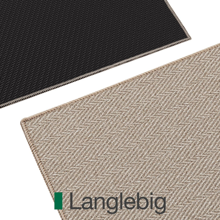 LUMI Extra Dünne Fussmatte Innen 60x90 cm, Eingangsmatte, Deep Beige Deep Beige 60 x 90 cm, Deep Bei