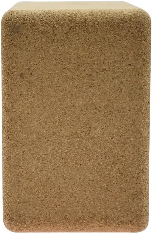 Yogablock aus Kork, natürlicher Yoga-Block für Balance-Ausrichtung, Dehnung, Pilates, Unterstützung,