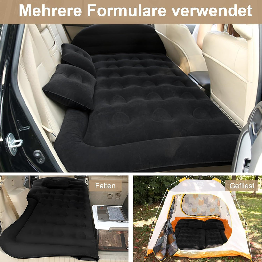 Auto Luftmatratze SUV Aufblasbare Matratze mit Pumpe Tragbare Camping Matratze für Rücksitz Dickere