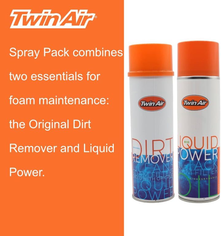 Twin Air Luftfilter-Reinigungs-Spray Liquid Power Mehrfarbig Gr. 2 x 500 ml