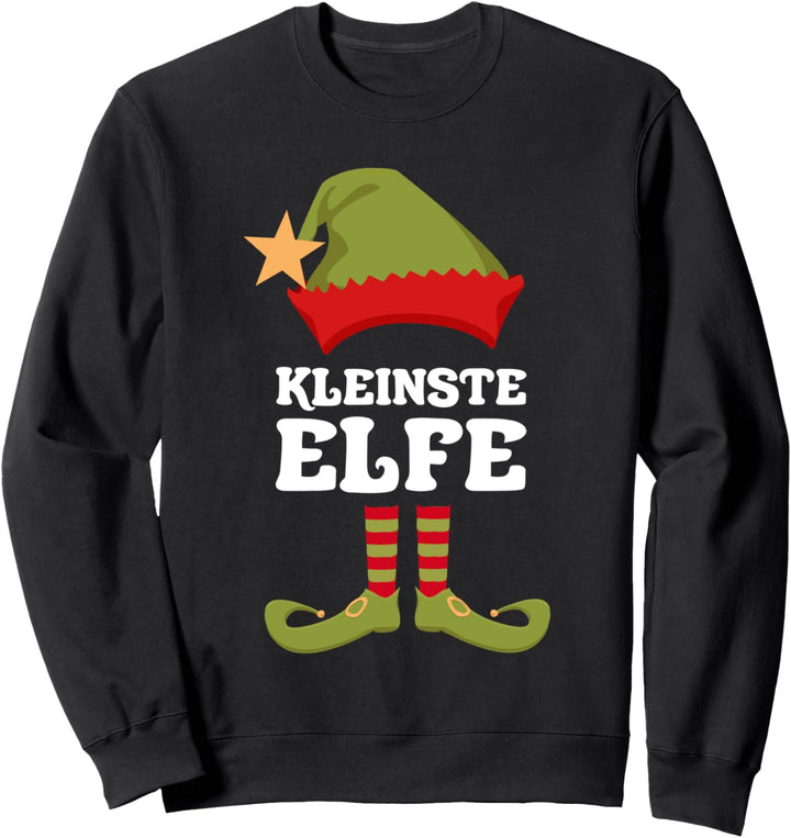 Kleinste Elfe Weihnachtself Weihnachten Sweatshirt