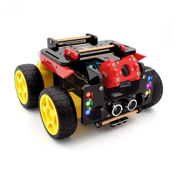 Adeept AWR 4WD WiFi Smart Robot Car Kit for Raspberry Pi 4/3 Model B+/B/2B, DIY Robot Kit for Kids a