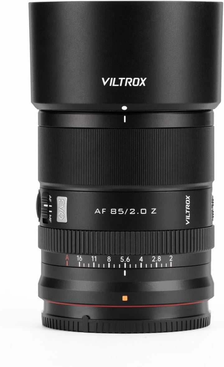 VILTROX 85mm F2.0 EVO Z-Mount Vollformat Objektiv für Nikon Z, Autofokus-Teleobjektiv mit mittlerer