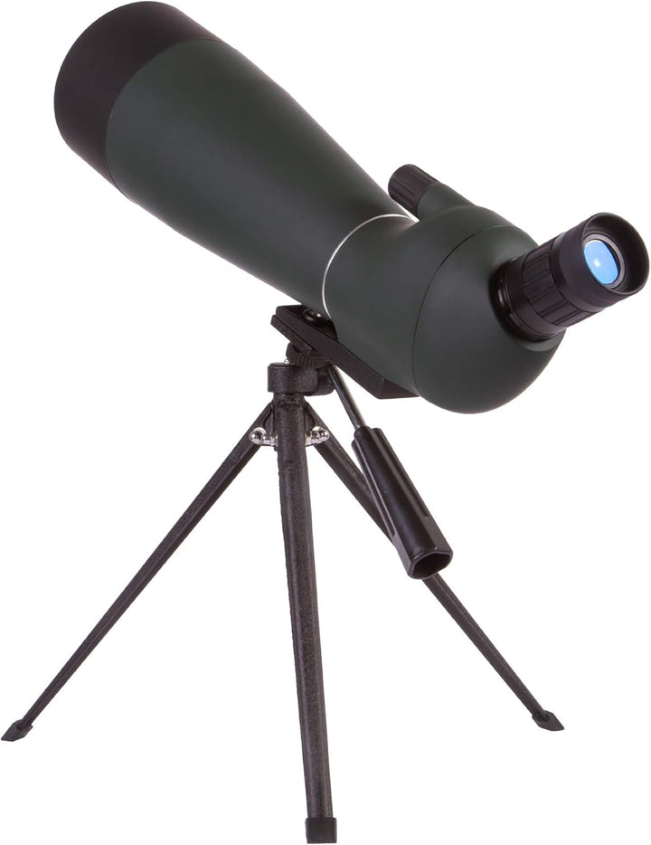 Levenhuk Blaze Base 80 Tragbares Spektiv mit BK-7-Glasoptik, Metall-Tischstativ und Tasche zur Beoba