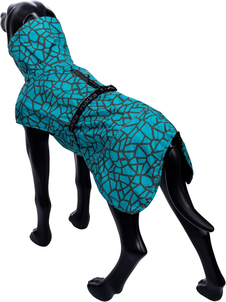 Rukka Pets HAYTON WARM Raincoat Regenmantel für Hunde Aqua 60 60 Aqua, 60 Aqua