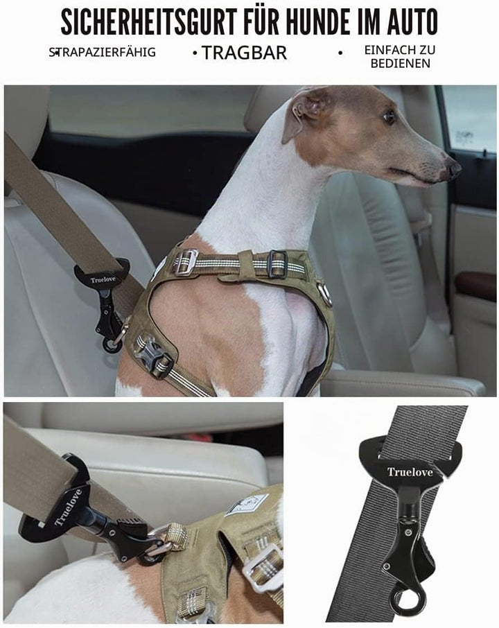 Hunde Auto Sicherheitsgurt Sicherheitsschnallen Schloss,Hundesicherheitsgurt für Auto, robuster Auto