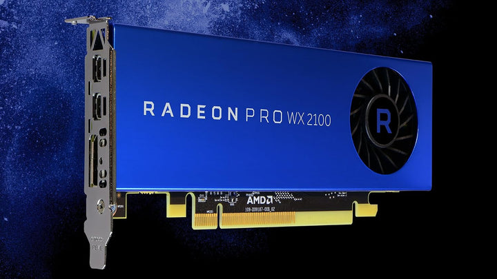 AMD Radeon Pro WX 2100 2 GB GDDR5 PCIe 1 x DP 2 x mDP, Radeon Pro WX 2100