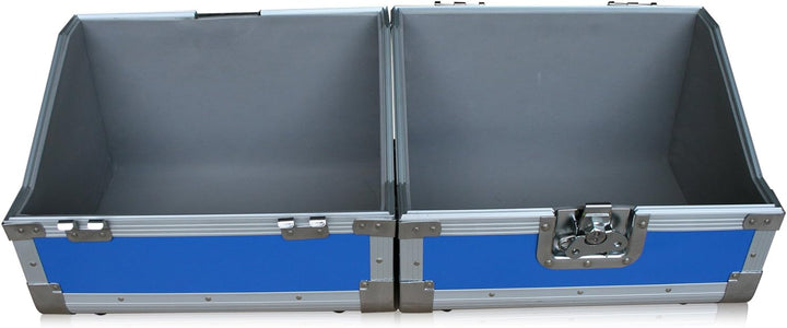 MF-Casesblau für 80 Vinyls Case DJ Platten Schallplatte Flightcase, Blau