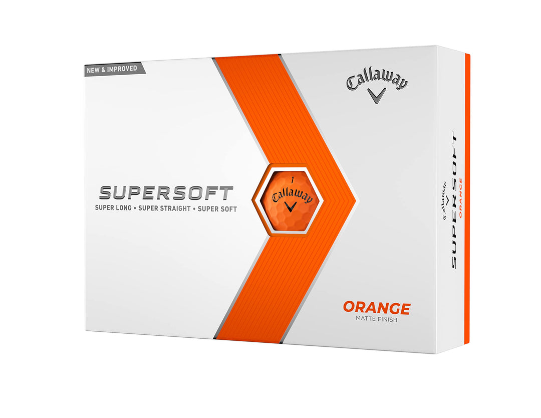 Callaway Supersoft Golfbälle 2023 Orange, Orange