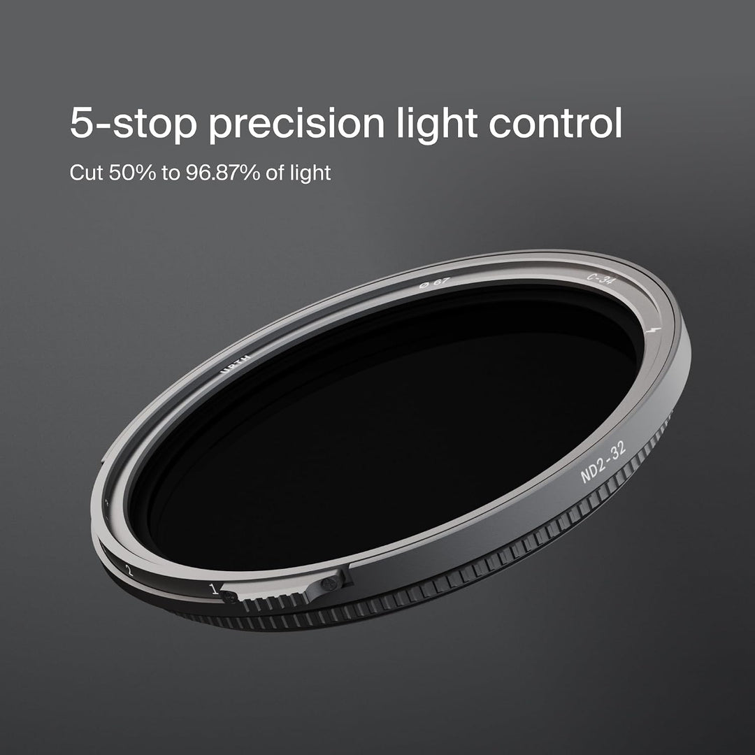 Urth 77 mm Magnetischer Variabler ND-Filter ND2-32 (Pro) 77mm, 77mm