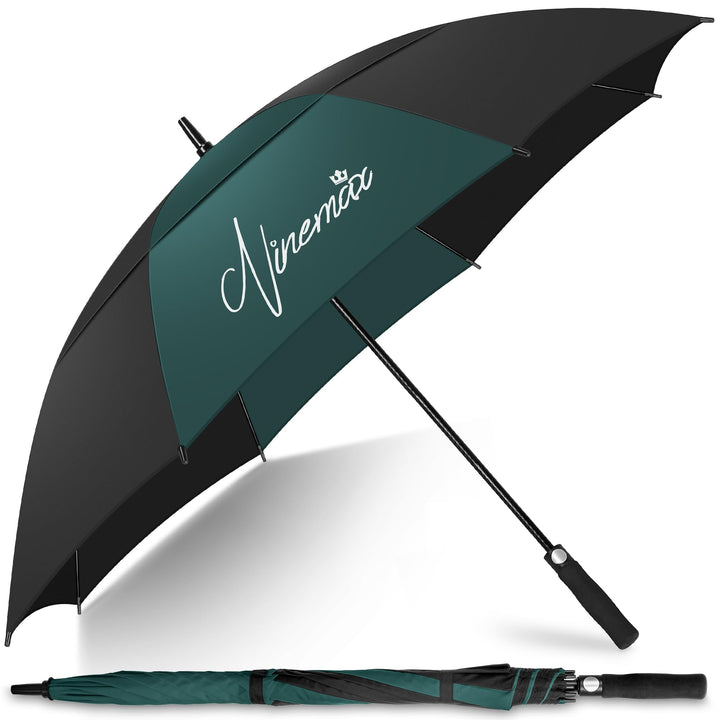 NINEMAX Golfschirm Gross 62/68 Inch Golf Regenschirm Sturmfest Automatik Öffnen Golf Regenschirm Dop