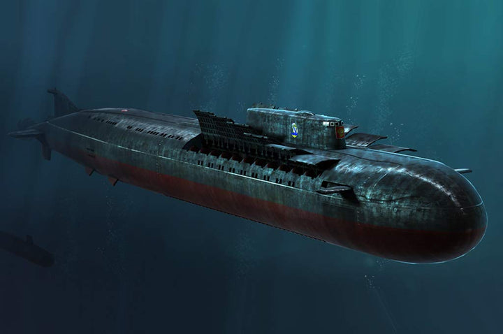 Hobby Boss 83521 Modellbausatz Russian Navy SSGN Oscar II Class Kursk, Grau