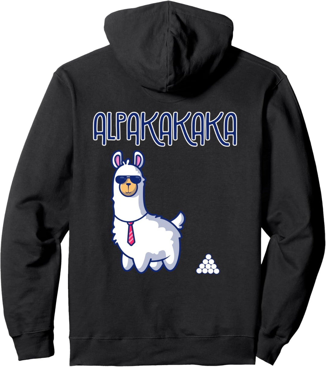 Lustige Alpaka Designs Pullover Hoodie