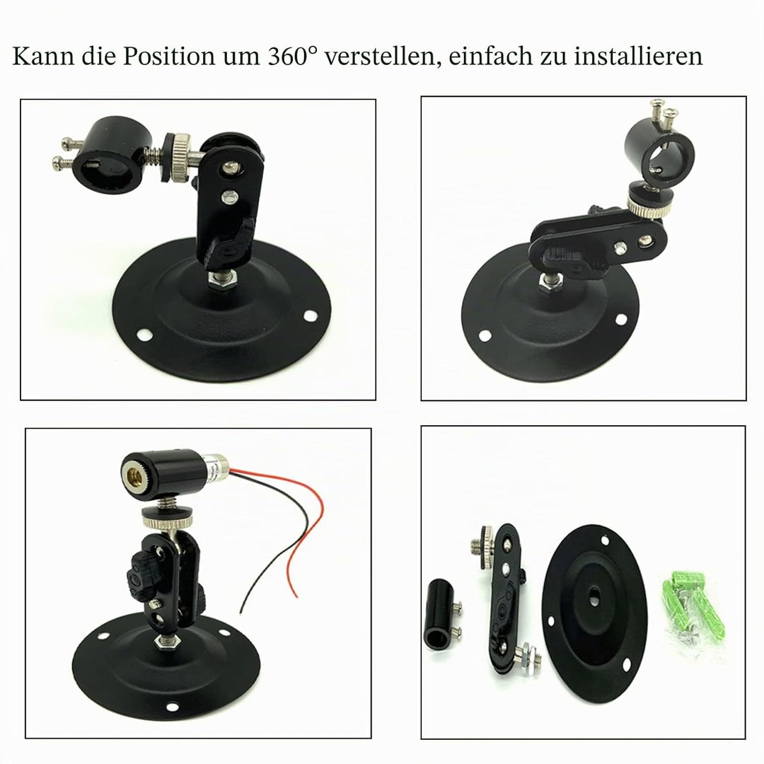 Halterung zur Laserpositionierung Halterung für das Lasermodul Laserhalter 360 Grad verstellbare Pos