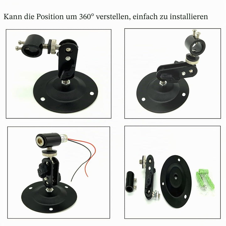 Halterung zur Laserpositionierung Halterung für das Lasermodul Laserhalter 360 Grad verstellbare Pos