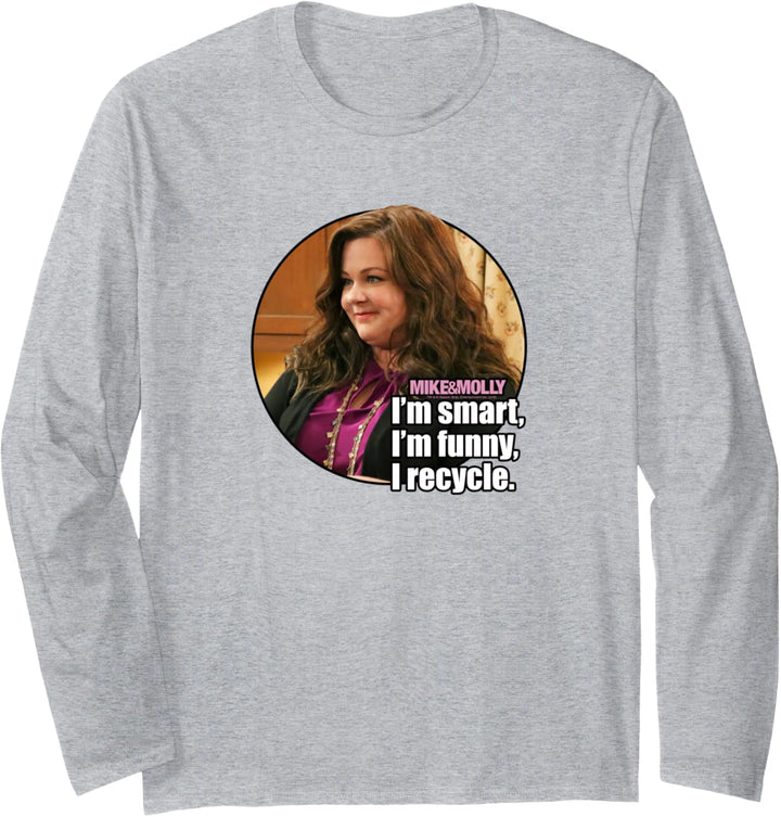 Mike &amp; Molly I Recycle Langarmshirt