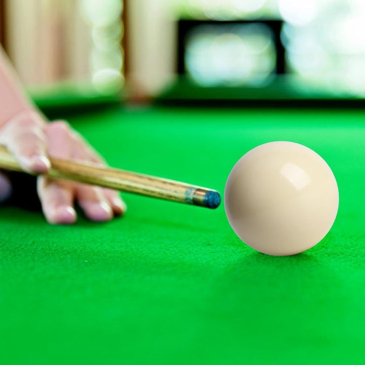 Hominas Billardkugeln Weiss Standard 5,72 cm Billard Trainingsball Weisse Anstosskugel Classic für K