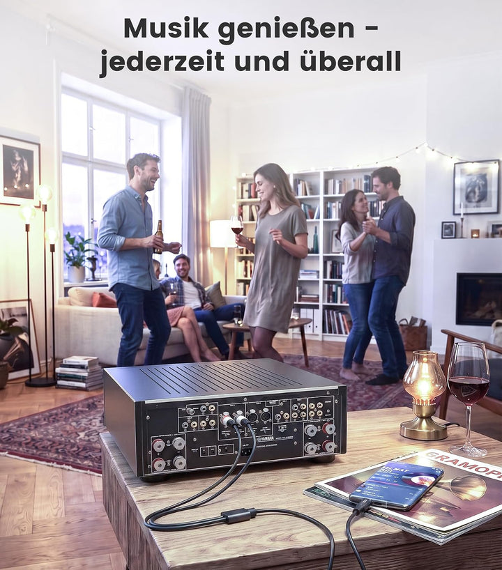 Tisino 3,5 mm auf XLR-Kabel, 3,5 mm auf Stereo-Breakout-Kabel mit zwei XLR-Steckern - 3m, 3M