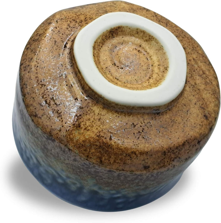 Japanische Matcha Schale Chawan Suna handgemacht aus Keramik - Hergestellt in Japan - zur japanische