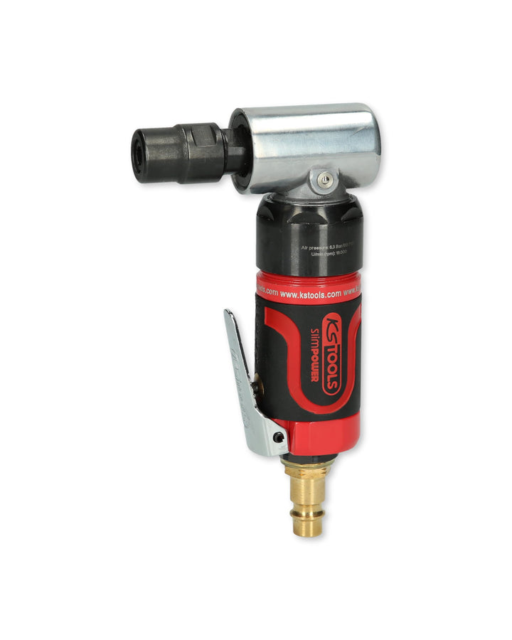 KS Tools Druckluft Winkelschleifer SlimPOWER 515.5535 19.000 U/min I Druckluftschleifer mit Geschwin