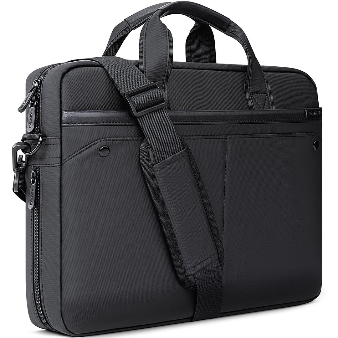 RAINYEAR Erweiterbare Laptoptasche für 15,6-Zoll-Laptops – Umhängetasche