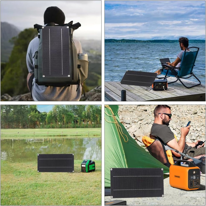 Solarpanel-Kit 60W 18V 100A Batterieladegerät Controller Tragbar | Faltbar USB-C USB-A DC Ausgang So