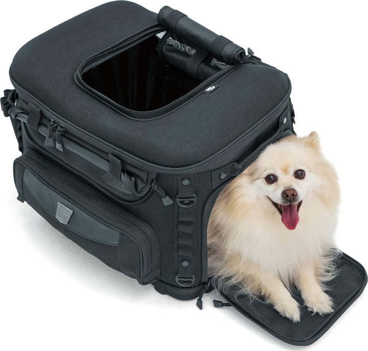 Kuryakyn 5288 Grand Pet Palace Transportbox für Hunde/Katzen, tragbar, wetterfest, für Gepäckträger
