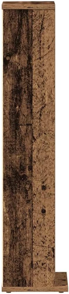 vidaXL CD-Regal Altholz-Optik 21x20x88 cm Holzwerkstoff