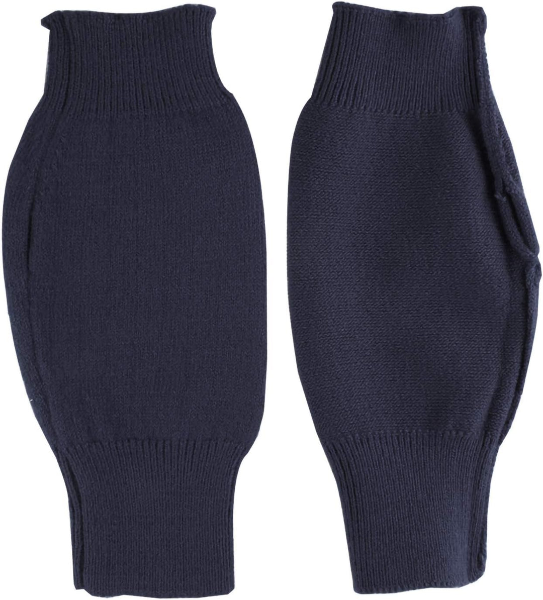 Larcele Kaschmir Handschuhe Fingerlose Fäustlinge Handwärmer für Damen BZST-02 Blau 4562, Blau 4562