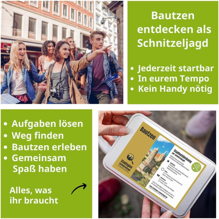Schnitzeljagd Bautzen – Stadtspiel für Erwachsene und Familien | Stadtrallye durch die Bautzner Alts