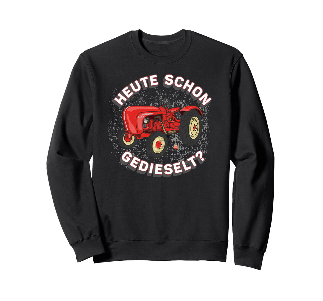 Heute schon gedieselt? Trecker Schlepper, Traktor Geschenke Sweatshirt