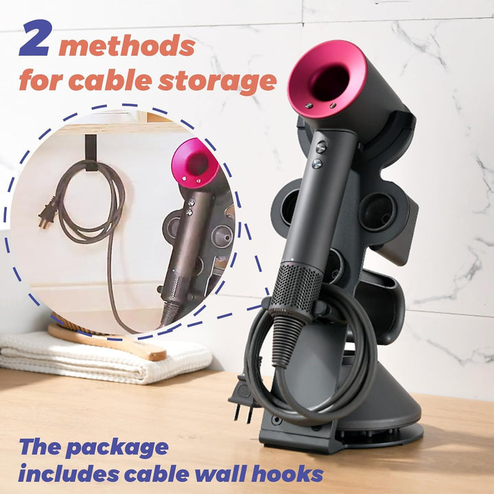 Föhn Halterung Kompatibel mit Supersonic, Fönhalter Ohne Bohren kompatibel mit Dyson, Ständer Halter
