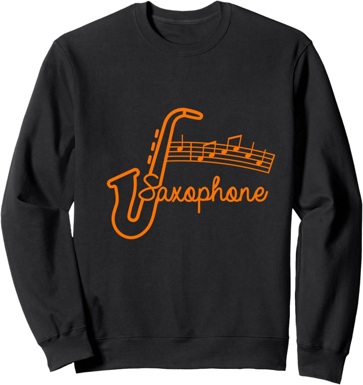 Saxofon Musikinstrument Saxophon Saxophonist Jazz Musiker Sweatshirt