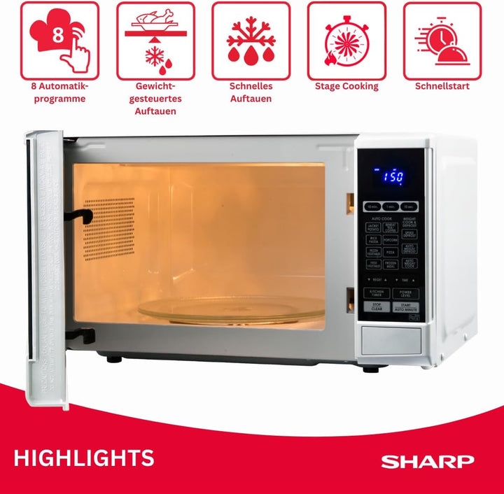 Sharp 2500041881 micro-onde, blanc