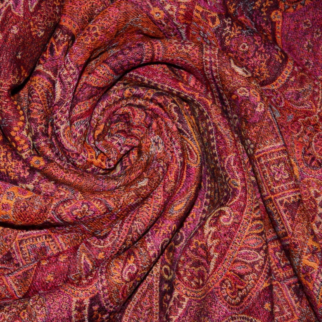Lorenzo Cana Wohndecke Jacquard gewebt Wolldecke Baumwolldecke Baumwolle mit feinster Wolle vom Meri