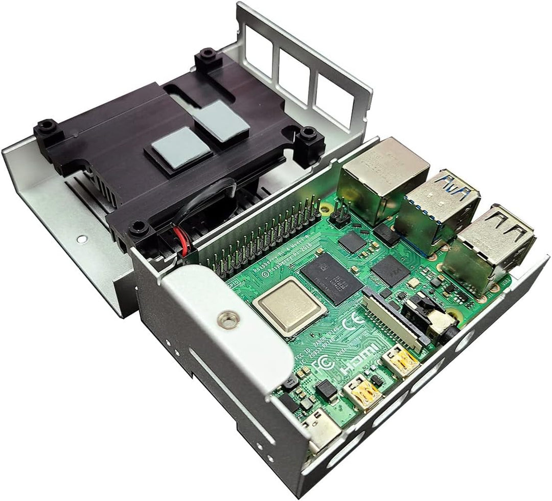 Gelid Solution ICEBERRY Raspberry Kühler - Integriertes Kühlkörperlüftermodul - Geräuscharmer Betrie