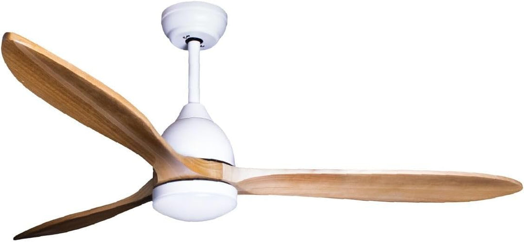 Eclipse Deckenventilator mit Beleuchtung, Leise mit 6 Windstufen, App und Fernbedienung, Sommer und