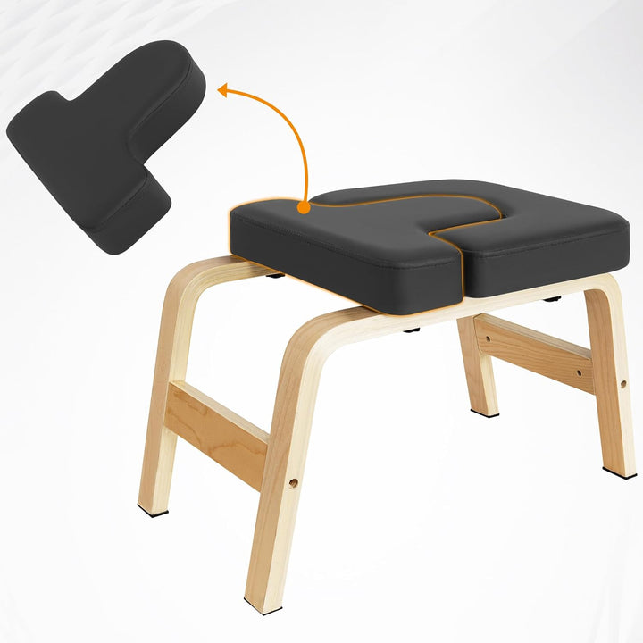 AKOZLIN Yoga Kopfstandhocker Hochwertiger Yoga Hocker inkl,150 kg 6,3 cm Dicke, wasserdichte Polster