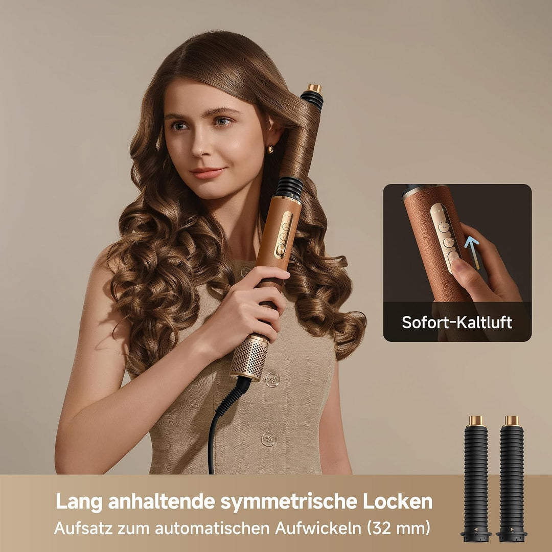 dreame AirStyle Pro 2, 7-in-1-Hairstyler, Schnelltrocknend, 2 Lockenaufsätze, Volumen für das Haar,