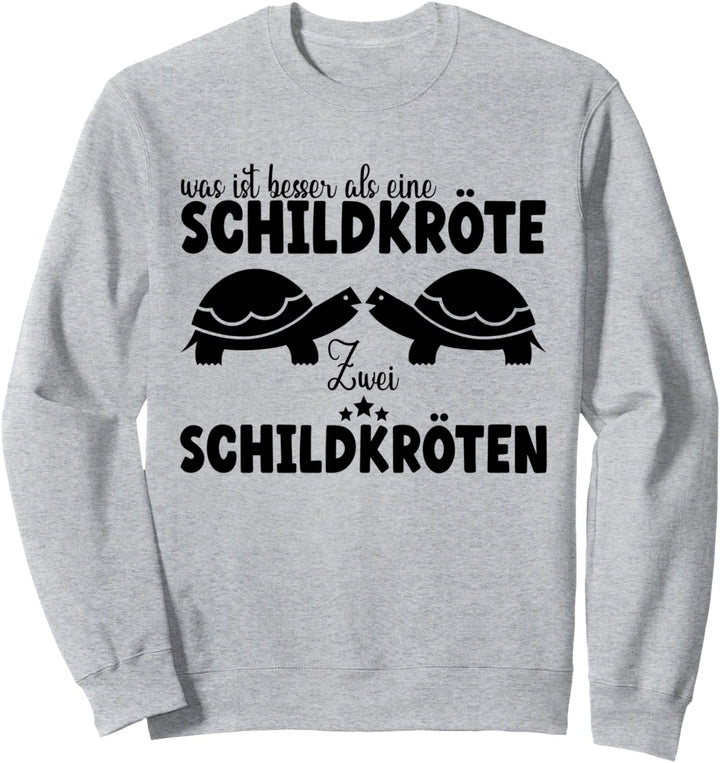 besser als 1 Schildkröte | Zwei Schildkröten Damen Mädchen Sweatshirt